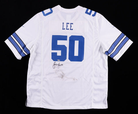 Sean Lee Signed Dallas Cowboys Jersey (Fanatics Holo) (See Descriptn) 3xPro Bowl