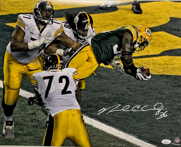 Packers SB XLV Champ NICK COLLINS Signed 16x20 Photo #9 AUTO - JSA