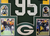 FRAMED GREEN BAY PACKERS DEVONTE WYATT AUTOGRAPHED SIGNED JERSEY JSA COA