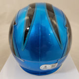 XAVIER LEGETTE SIGNED CAROLINA PANTHERS FLASH SPEED MINI HELMET BECKETT QR