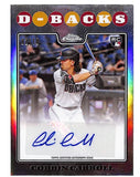 Corbin Carroll Autographed 23 Topps Chrome Lids 02/10 RC 08CC Trading Card 43119