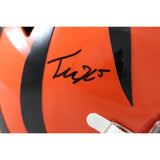 Tee Higgins Autographed Cincinnati Bengals Mid-Size Midi Helmet Beckett W 57929