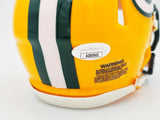 ANDRE RISON AUTOGRAPHED PACKERS YELLOW SPEED MINI HELMET SB 31 CHAMPS JSA 232852