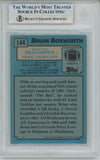 Brian Bosworth Autographed 1988 Topps #144 Trading Card Slab Beckett 57069