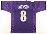 Lamar Jackson Signed/Autographed Baltimore Ravens Purple Jersey JSA 150030