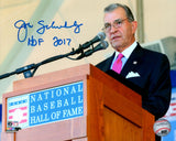 Braves JOHN SCHUERHOLZ Signed 8x10 Photo #2 AUTO w/ "HOF 2017" - Royals WS Champ