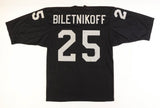 Fred Biletnikoff Signed Raiders Jersey (Beckett) Oakland Wide Receiver 1965-1978