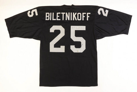 Fred Biletnikoff Signed Raiders Jersey (Beckett) Oakland Wide Receiver 1965-1978