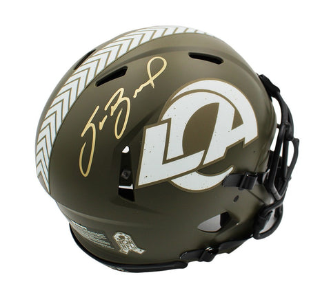 Sam Bradford Signed Los Angeles Rams Speed Authentic STS NFL Helmet