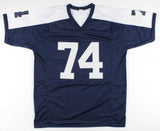 Bob Lilly Signed Dallas Cowboys Throwback Jersey Inscribed "HOF 80" (Beckett)