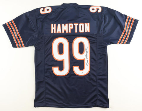 Dan Hampton Signed Chicago Bears Jersey (JSA) 1985 Super Bowl XX Champion D.T.