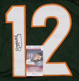 Jim Kelly Signed Miami Hurricanes Jersey (JSA COA) Buffalo Bills 4xSuper Bowl QB