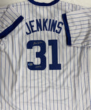 FERGIE JENKINS Signed Custom Replica Pinstripe Cubs Jersey w/ "HOF '91" - BAS