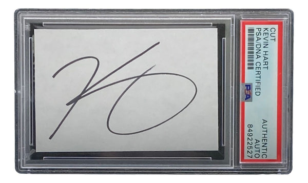 Kevin Hart Signed Slabbed Cut Signature PSA/DNA