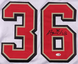 Merton Hanks Signed Francisco 49ers Jersey (JSA) Super Bowl XXIX Champion D.B.