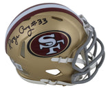 49ers Roger Craig Authentic Signed Speed Mini Helmet W/ Case BAS Witnessed