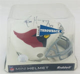 Ken Harvey Signed Arizona Cardinals Mini Helmet (JSA COA) 4xPro Bowl 1994-1997