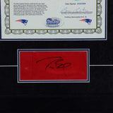 Tom Brady Autographed Framed Practice Used Jersey Piece Patriots Cert LE 6/11