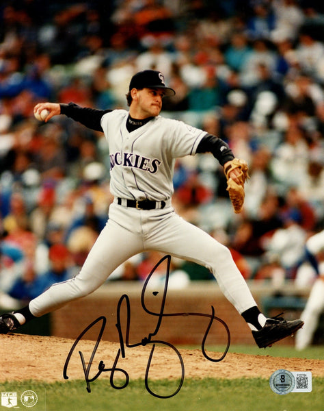 Roger Bailey Autographed/Signed Colorado Rockies 8x10 Photo Beckett 57614