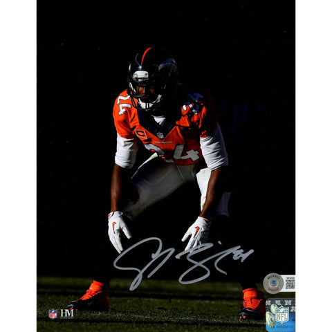 Champ Bailey Autographed Denver Broncos 8x10 Photo Beckett 42066