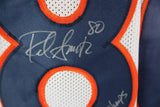 Rod Smith Autographed Broncos Custom White Jersey w/ 3 Inscriptions Beckett COA