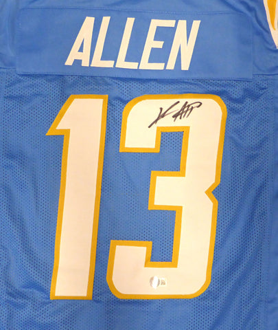 Los Angeles Chargers Keenan Allen Autographed Blue Jersey Beckett QR #W778509