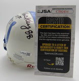 John Mackey HOF Signed/Inscribed Colts Mini Football Helmet JSA 213514