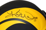 Kurt Warner Signed Los Angeles Rams Pro Eclipse Helmet HOF Beckett 40384