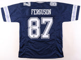 Jake Ferguson Signed Dallas Cowboys Jersey (Beckett) 2022 4th Rnd Pck/ Wisconsin