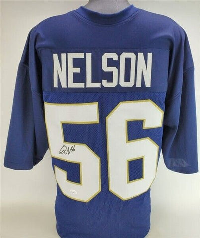 Quenton Nelson Signed Notre Dame Fighting Irish Jersey (JSA COA) Colts Off. Line