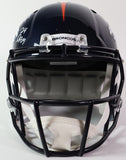 Patrick Surtain II Autographed/24 DPOY Navy Replica Broncos Helmet Beckett COA
