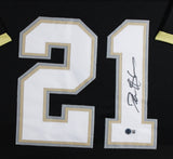 Colorado Deion Sanders Signed Black Pro Style Framed Jersey BAS Wit #2W438785