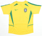 Roberto Carlos Autographed Brazil Home Soccer Jersey #6 - Beckett W Holo *M
