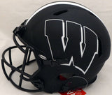 Russell Wilson Autographed Wisconsin Eclipse Full Size Speed Auth Helmet Beckett
