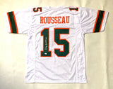 GREGORY ROUSSEAU AUTOGRAPHED COLLEGE STYLE JERSEY w/ JSA COA #SD14808