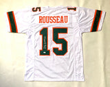GREGORY ROUSSEAU AUTOGRAPHED COLLEGE STYLE JERSEY w/ JSA COA #SD14808