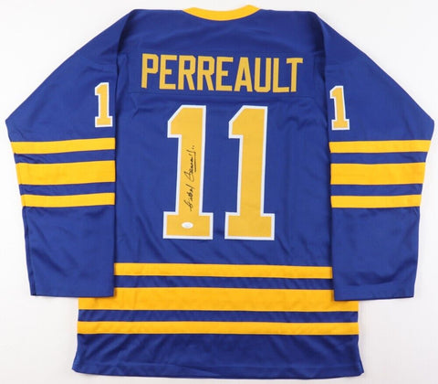 Gilbert Perreault Signed Buffalo Sabres Jersey (JSA COA) French Connection Line