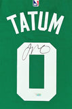 Jayson Tatum Boston Celtics Signed NBA Green Nike Swingman Jersey FANATICS
