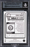 76ers Tobias Harris Authentic Signed 2023 Hoops #10 Card BAS Slabbed