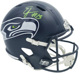 ERNEST JONES IV AUTOGRAPHED SEAHAWKS FULL SIZE SPEED HELMET MCS HOLO 242553