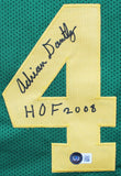 Adrian Dantley "HOF 08" Authentic Signed Green Pro Style Jersey BAS Witnessed