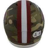 Patrick Willis Signed San Francisco 49ers Camo Mini Helmet HOF Beckett 48964