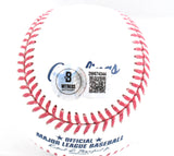 Orlando Hernandez Autographed Rawlings OML Baseball - Beckett W Hologram *Blue