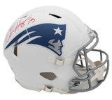 Chris Hogan Signed New England Patriots Speed Authentic Rivalries NFL Helmet