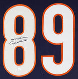 Mike Ditka Signed Chicago Bears 35x43 Framed Jersey (JSA) 1963 NFL Champion/ T.E