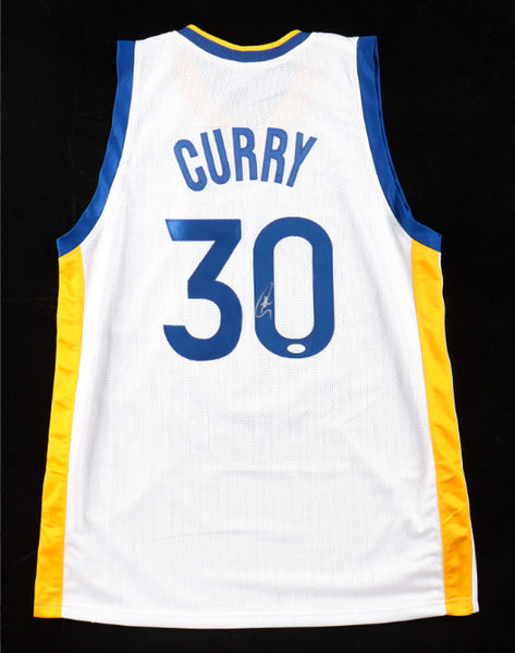 Stephen Curry Signed Golden State Warriors Custom Jersey - JSA