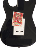 Def Leppard Autographed Fender Guitar 5 Sigs Incl Joe Elliott Beckett AE08316