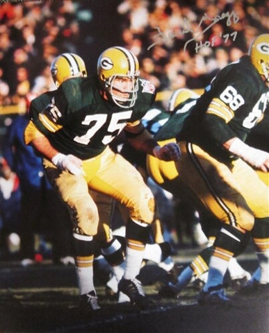 Packers FORREST GREGG Signed 16x20 Photo #3 AUTO - HOF '77 - SB I&II Champ