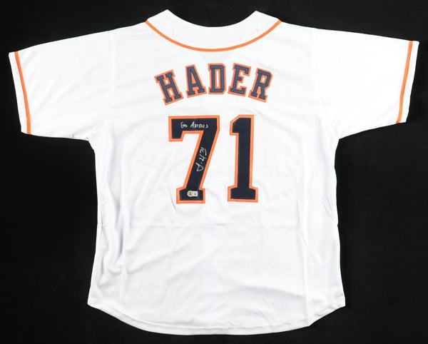Josh Hader Signed Houston Astros Jersey Inscribed "Go Astros" (Beckett) Closer