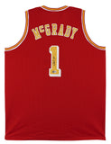 Tracy McGrady Authentic Signed Red Pro Style Jersey BAS Witnessed